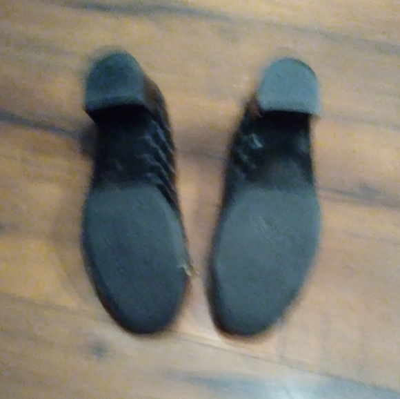 Napoleoni Patent and Calf Hair Polka Dot Heels - Picture 7 of 7